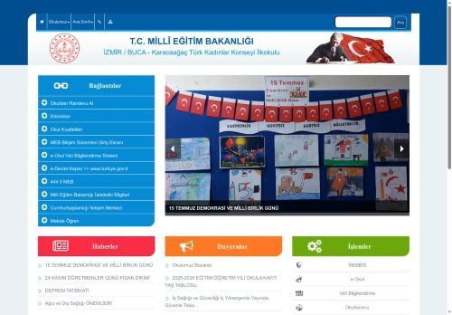 İZMİR / BUCA - Karacaağaç Türk Kadınlar Konseyi İlkokulu