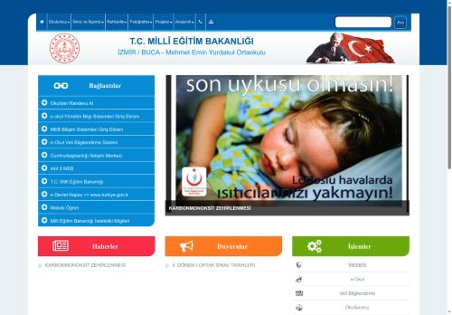 İZMİR / BUCA - Mehmet Emin Yurdakul Ortaokulu