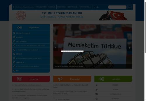 İZMİR / ÇEŞME - Hayriye Nuri Ertan İlkokulu