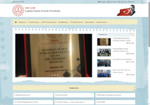 İZMİR / ÇEŞME - Çağdaş Yaşam Ovacık Ortaokulu