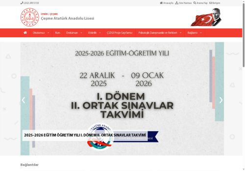 İZMİR / ÇEŞME - Çeşme Atatürk Anadolu Lisesi