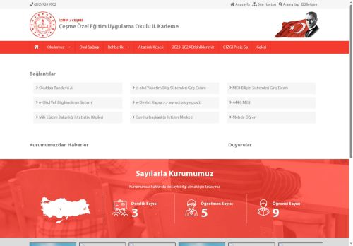 İZMİR / ÇEŞME - Çeşme Özel Eğitim Uygulama Okulu II. Kademe