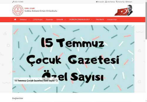 İZMİR / ÇEŞME - Sıdıka-Kelami Ertan Ortaokulu