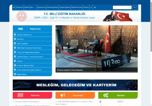 İZMİR / ÇİĞLİ - Çiğli 75. Yıl Mesleki ve Teknik Anadolu Lisesi