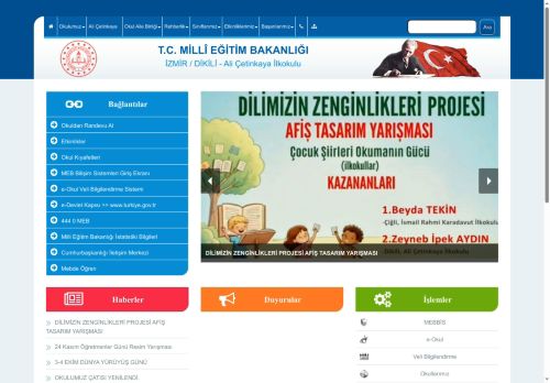 İZMİR / DİKİLİ - Ali Çetinkaya İlkokulu