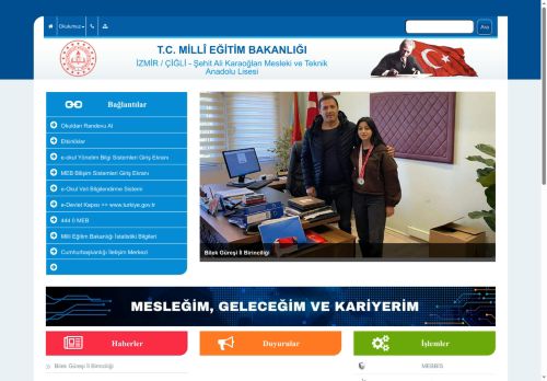 İZMİR / ÇİĞLİ - Şehit Ali Karaoğlan Mesleki ve Teknik Anadolu Lisesi