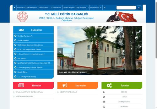 İZMİR / DİKİLİ - Bademli Mehmet Ertuğrul Denizolgun Ortaokulu