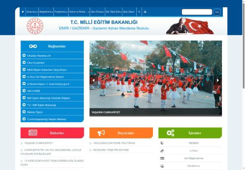 İZMİR / GAZİEMİR - Gaziemir Adnan Menderes İlkokulu