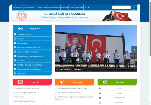 İZMİR / FOÇA - Yenifoça Reha Midilli Ortaokulu