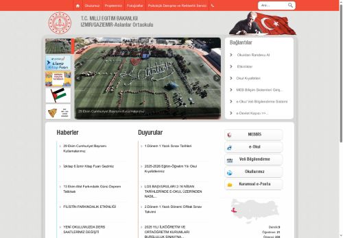 İZMİR / GAZİEMİR - Aslanlar Ortaokulu