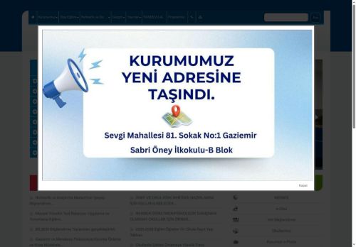 İZMİR / GAZİEMİR - Gaziemir Rehberlik ve Araştırma Merkezi