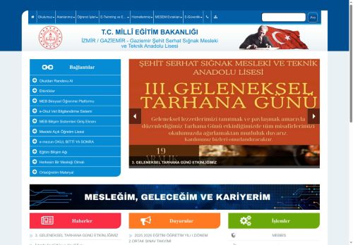 İZMİR / GAZİEMİR - Gaziemir Şehit Serhat Sığnak Mesleki ve Teknik Anadolu Lisesi