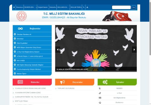 İZMİR / GÜZELBAHÇE - Ali Bayırlar İlkokulu