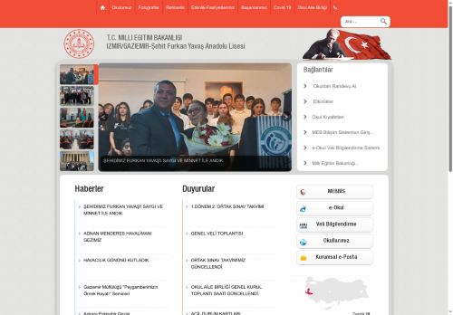 İZMİR / GAZİEMİR - Şehit Furkan Yavaş Anadolu Lisesi