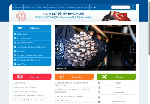 İZMİR / GÜZELBAHÇE - Güzelbahçe Halk Eğitimi Merkezi