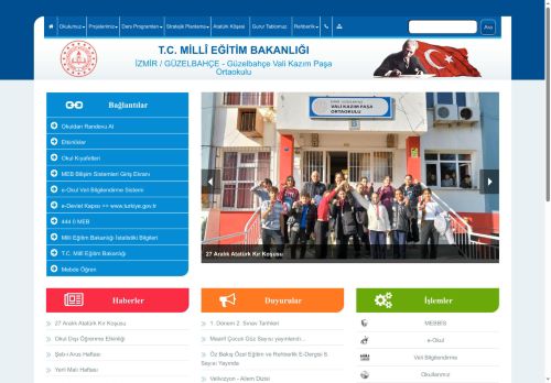 İZMİR / GÜZELBAHÇE - Güzelbahçe Vali Kazım Paşa Ortaokulu