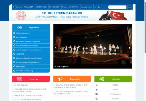 İZMİR / GÜZELBAHÇE - Hakkı Oğuz Tabaoğlu İlkokulu