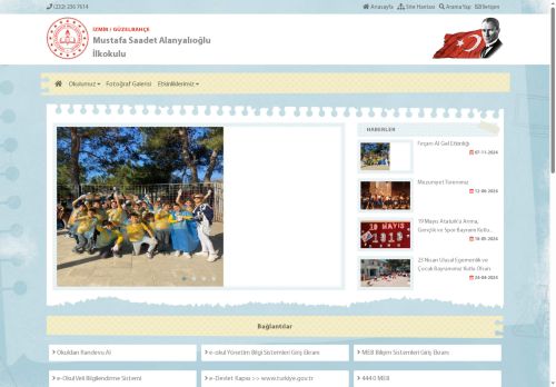 İZMİR / GÜZELBAHÇE - Mustafa Saadet Alanyalıoğlu İlkokulu