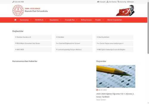 İZMİR / GÜZELBAHÇE - Namık Elal Ortaokulu