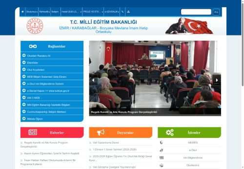 İZMİR / KARABAĞLAR - Bozyaka Mevlana İmam Hatip Ortaokulu