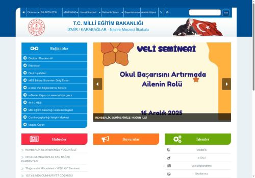 İZMİR / KARABAĞLAR - Nazire Merzeci İlkokulu