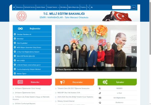 İZMİR / KARABAĞLAR - Tahir Merzeci Ortaokulu