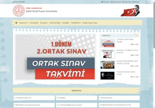 İZMİR / KARABAĞLAR - Şehit Ferdi Tosun Ortaokulu