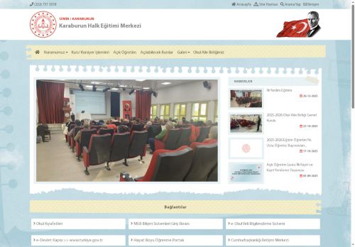 İZMİR / KARABURUN - Karaburun Halk Eğitimi Merkezi