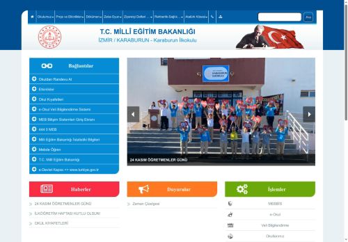 İZMİR / KARABURUN - Karaburun İlkokulu
