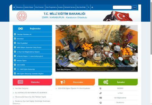 İZMİR / KARABURUN - Karaburun Ortaokulu