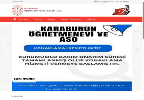 İZMİR / KARABURUN - Öğretmenevi ve Akşam Sanat Okulu