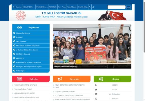 İZMİR / KARŞIYAKA - Adnan Menderes Anadolu Lisesi