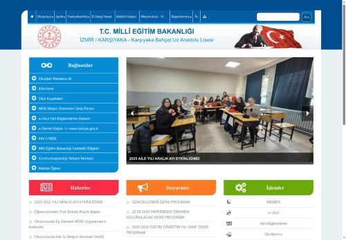 İZMİR / KARŞIYAKA - Karşıyaka Behçet Uz Anadolu Lisesi
