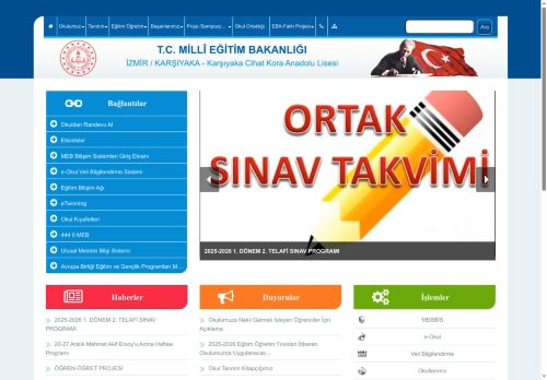 İZMİR / KARŞIYAKA - Karşıyaka Cihat Kora Anadolu Lisesi