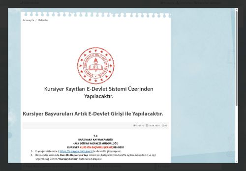 İZMİR / KARŞIYAKA - Karşıyaka Halk Eğitimi Merkezi