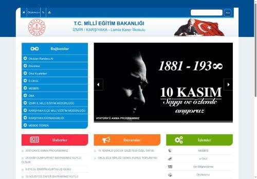 İZMİR / KARŞIYAKA - Lamia Karer İlkokulu