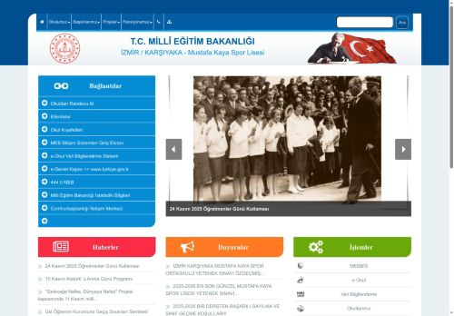 İZMİR / KARŞIYAKA - Mustafa Kaya Spor Lisesi