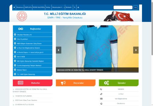 İZMİR / TİRE - Yeniçiftlik Ortaokulu