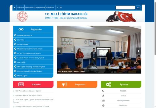 İZMİR / TİRE - 80.Yıl Cumhuriyet İlkokulu