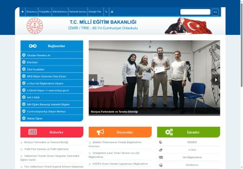 İZMİR / TİRE - 80.Yıl Cumhuriyet Ortaokulu