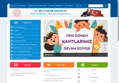 İZMİR / KARŞIYAKA - Sezai-Gönül Akdağ Anaokulu