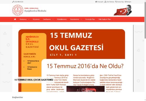 İZMİR / KEMALPAŞA - Aşağıkızılca İlkokulu