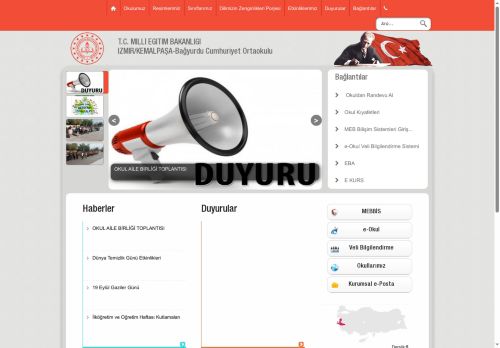 İZMİR / KEMALPAŞA - Bağyurdu Cumhuriyet Ortaokulu