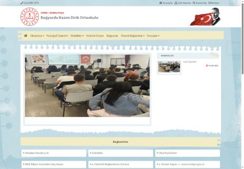 İZMİR / KEMALPAŞA - Bağyurdu Kazım Dirik Ortaokulu