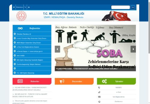 İZMİR / KEMALPAŞA - Dereköy İlkokulu