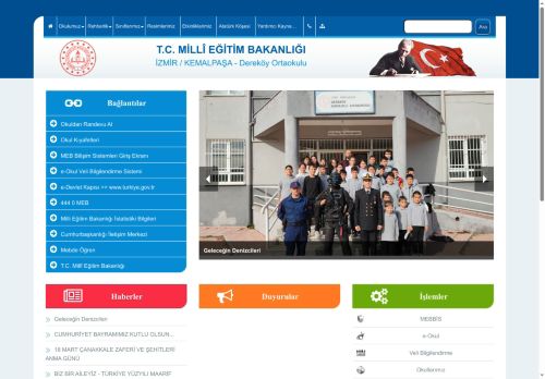 İZMİR / KEMALPAŞA - Dereköy Ortaokulu