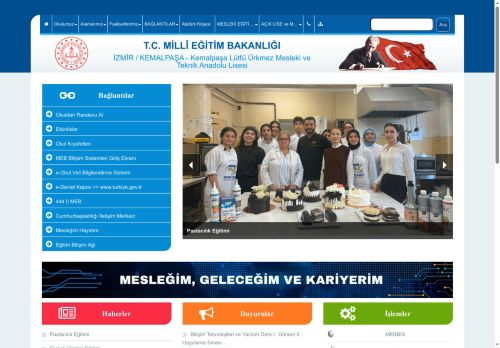 İZMİR / KEMALPAŞA - Kemalpaşa Lütfü Ürkmez Mesleki ve Teknik Anadolu Lisesi