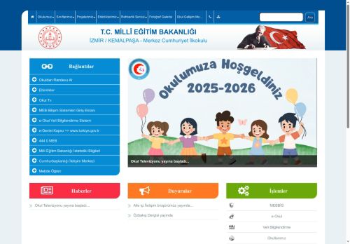 İZMİR / KEMALPAŞA - Merkez Cumhuriyet İlkokulu