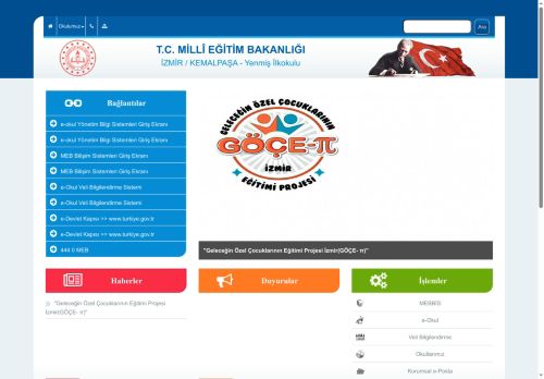 İZMİR / KEMALPAŞA - Yenmiş İlkokulu