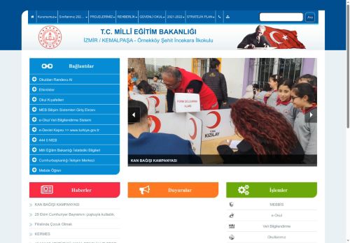 İZMİR / KEMALPAŞA - Örnekköy Şehit İncekara İlkokulu